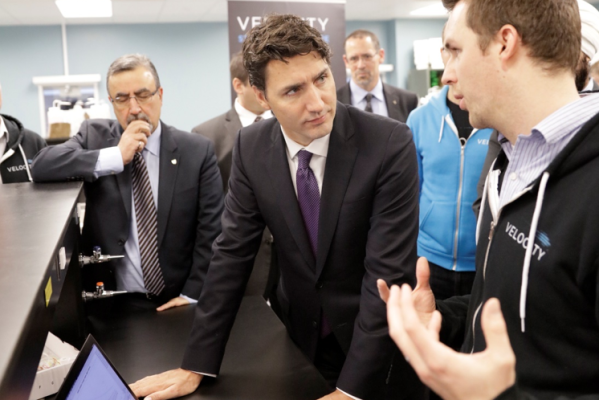 Prime Minister Justin Trudeau Meets with Nicoya CEO Ryan Denomme-2